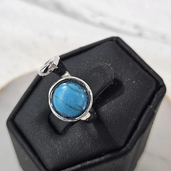 Water Earth Adjustable Fashion Ring A54 - Picture 2 of 6